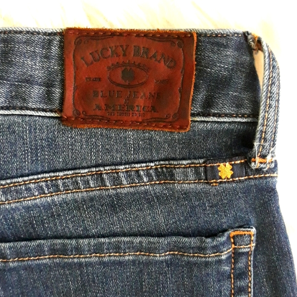 Lucky Brand Lolita Boot Blue jeans 4/27 - Picture 5 of 8